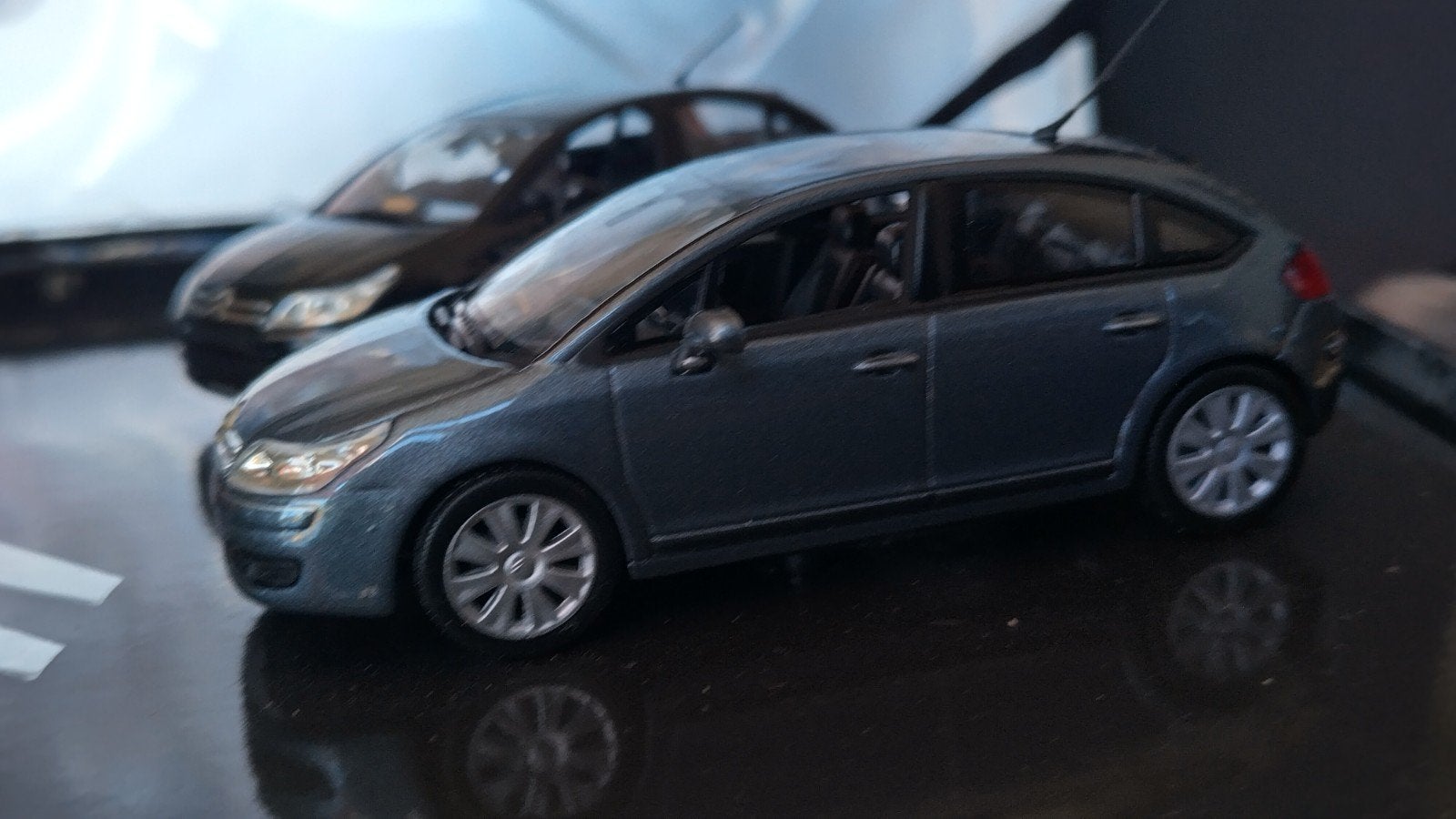 Citroen C4 introductie set 1:43 Norev Pol, Hobby en Vrije tijd, Modelauto's | 1:43, Auto, Verzenden, ., Nieuw