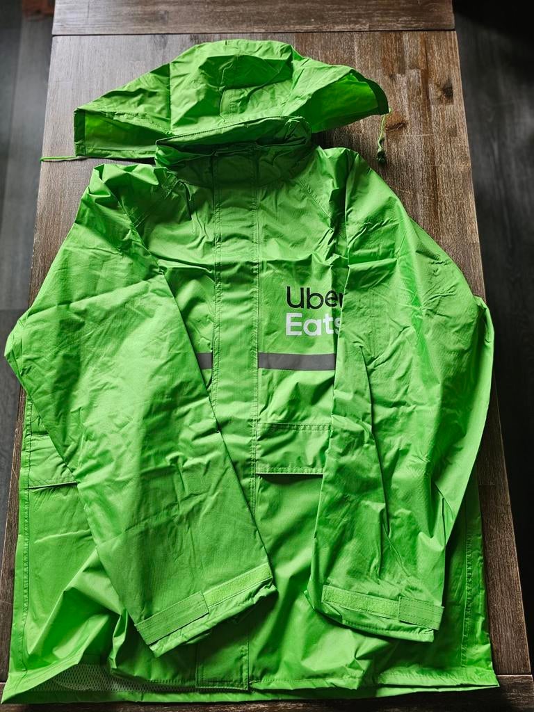 Bezorgjas en broek M, Ophalen of Verzenden, Regenjas