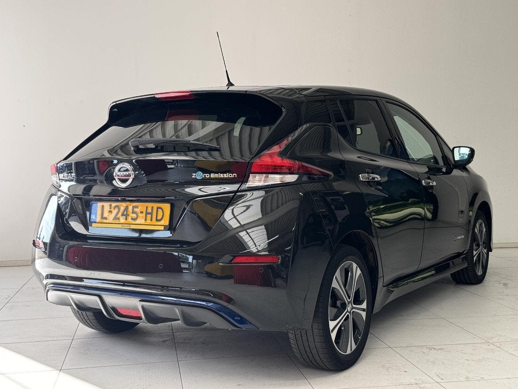 Nissan LEAF e+ Tekna 62 kWh | SOH 90% | Navigatie | Warmtepo, Auto's, Nissan, Gebruikt, Huisgarantie, Met garantie (alle), Zwart