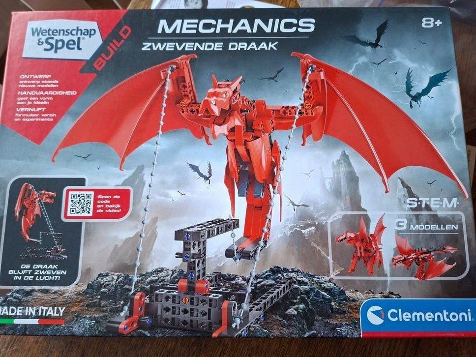 Clementoni Wetenschap & Spel Mechanics Zwevende Draak, Ophalen of Verzenden, Gebruikt, Overige merken