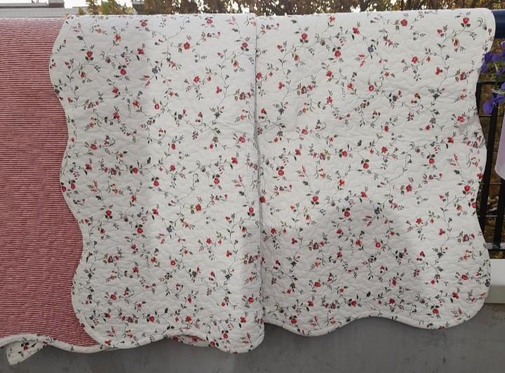 Bed sprei, Huis en Inrichting, Slaapkamer | Beddengoed, Ophalen, Eenpersoons, Wit, Overige typen