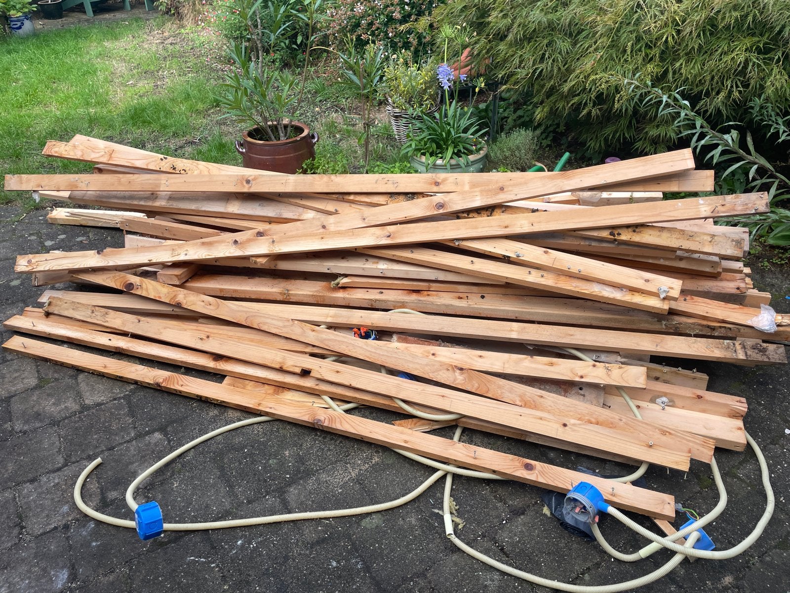 Gebruikt hout van aanbouw gratis ophalen, Gebruikt, Minder dan 25 mm, Ophalen of Verzenden, Plank