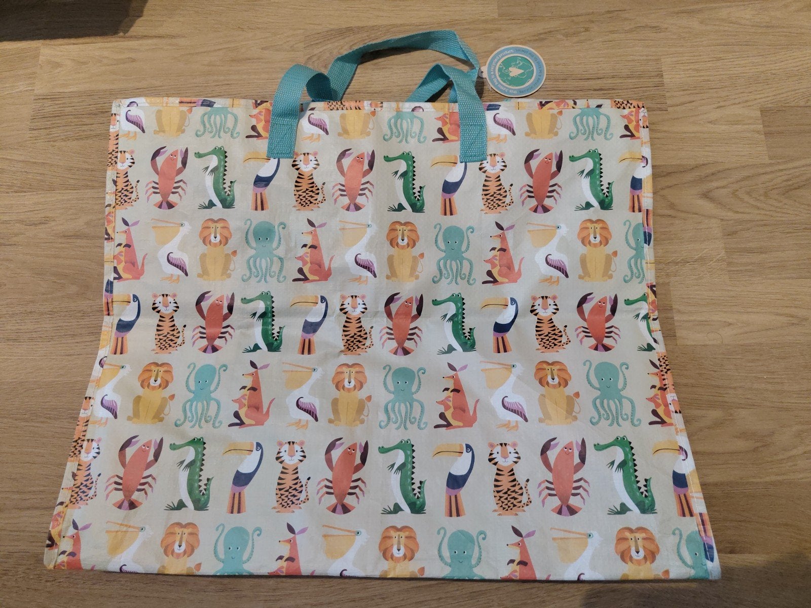 2 Rex London Shoppers - Gerecycled Materiaal - zgan, Ophalen of Verzenden, Zo goed als nieuw, Shopper