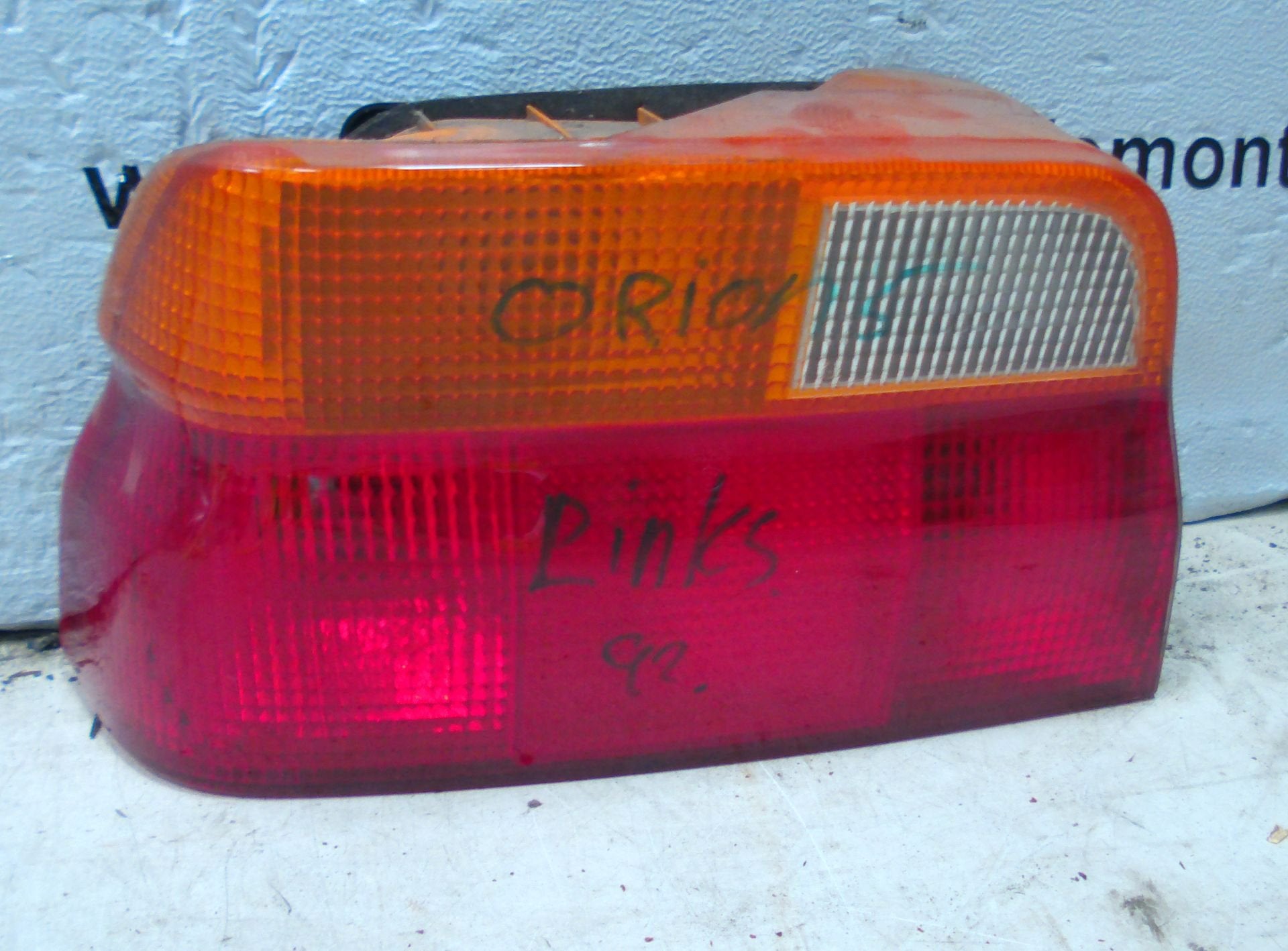 achterlicht links ford orion 1991-1993, Gebruikt, -, -, Ophalen of Verzenden
