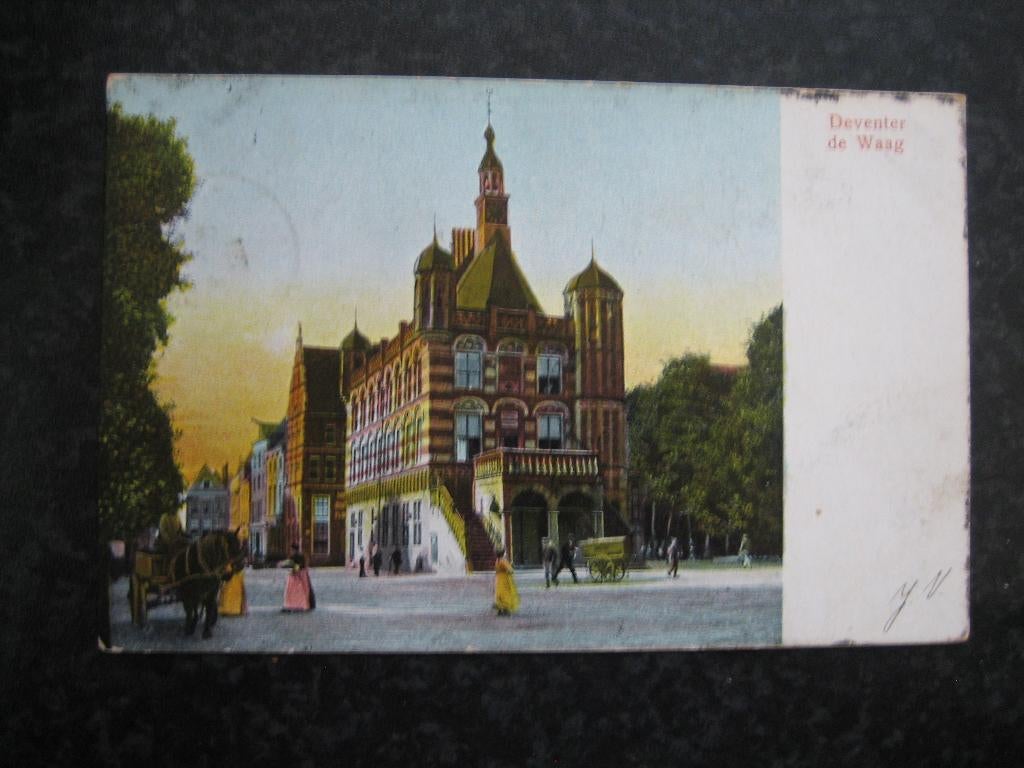 DEVENTER De Waag C  1903, Ophalen of Verzenden, Voor 1920, Overijssel