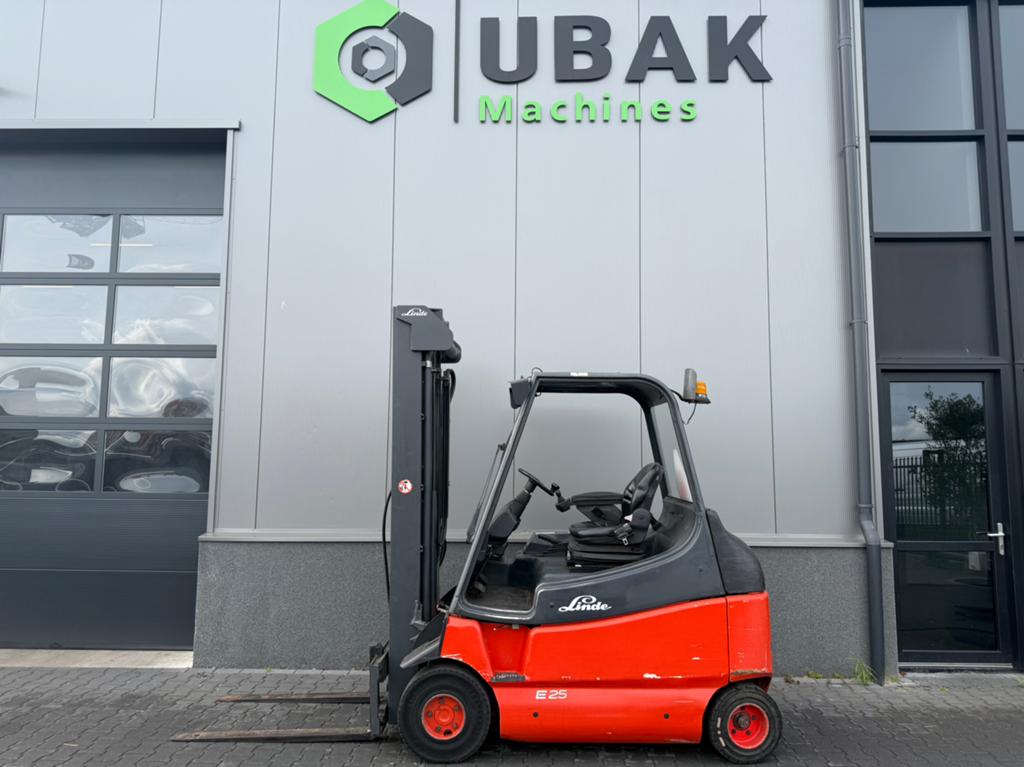 Linde E25-03 elektrische heftruck 'triplo' 'sideshift', LINDE, Heftruck, Ophalen of Verzenden, Elektrisch
