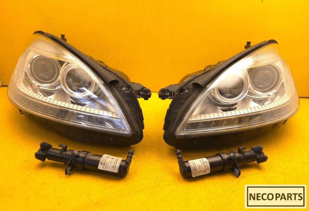 MERCEDES-BENZ S W221 BI-XENON KOPLAMPEN A2218207159, Gebruikt, -, Ophalen of Verzenden, -