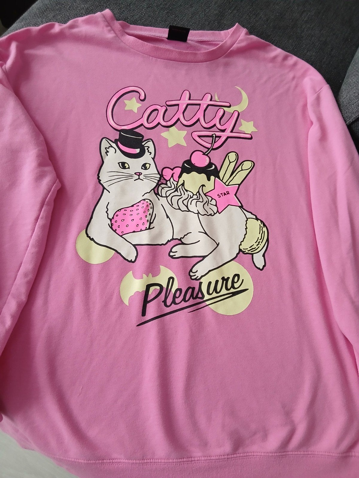 Trui sweater maat L, Listen flavor, Ophalen, Zo goed als nieuw, Roze