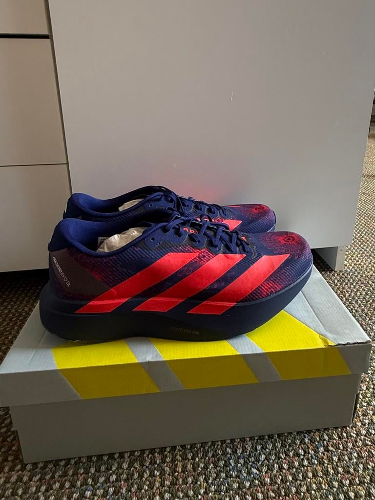 Adidas Evo SL Labrum 45 1/3 - Nieuw in doos, Adidas, Hardloopschoenen, Nieuw, Ophalen of Verzenden