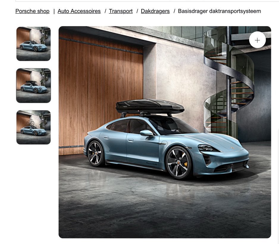 Porsche Taycan Sport Turismo dakdragers, Ophalen, Nieuw