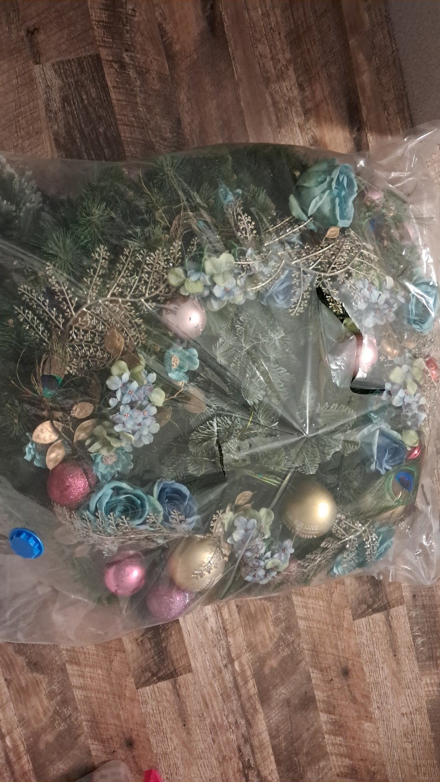 kerstkrans 60 cm, Diversen, Ophalen, Gebruikt
