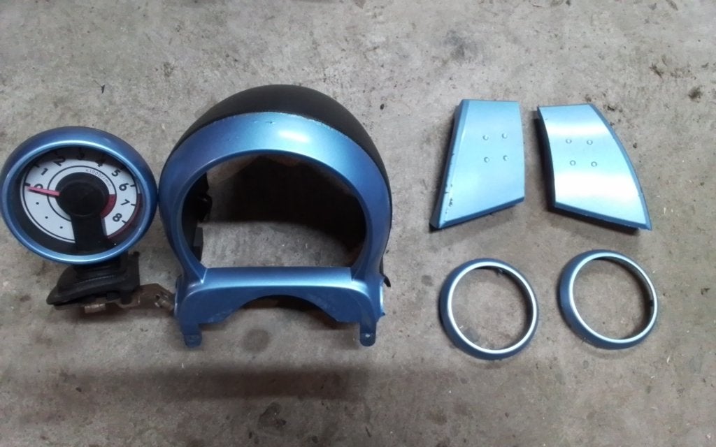 TOERENTELLER EN KAPJES BLAUW 107 / C1 /AYGO, Niet ingevuld, Gebruikt, Citroën, Niet ingevuld