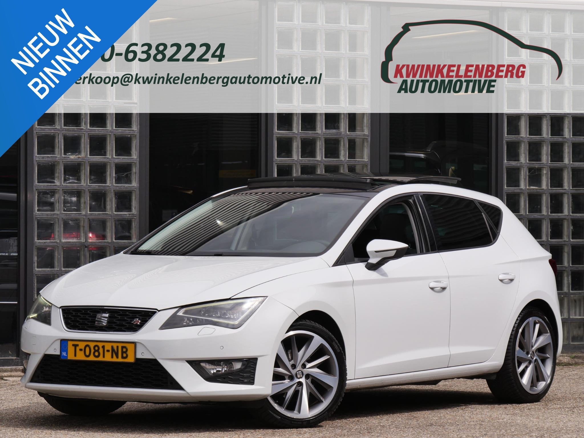 SEAT Leon 1.4TSi 150PK FR/ PANORAMADAK/ PDC V+A/ CARPLAY/ 18, Auto's, Seat, Gebruikt, Euro 6, 4 cilinders, Leon