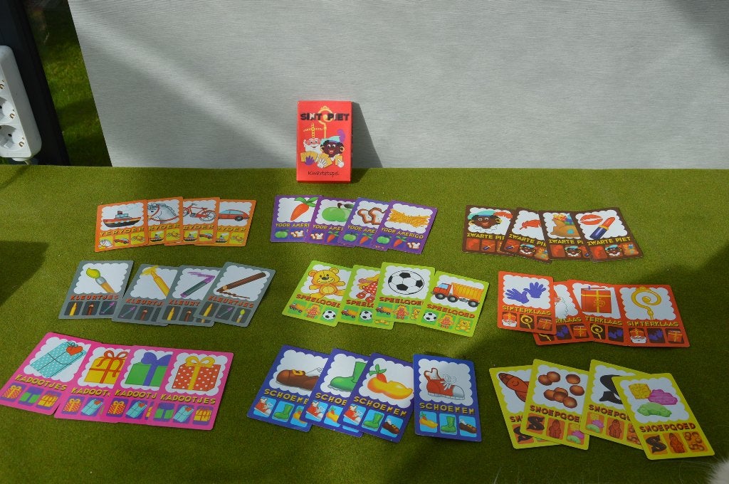 Vintage Sinterklaas en Piet kwartet, Diversen, Ophalen of Verzenden, Gebruikt
