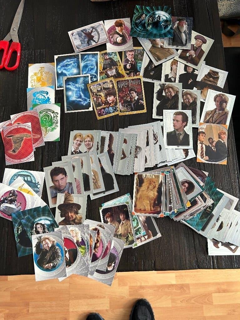 Harry potter trading cards stapel, Verzamelen, Harry Potter, Ophalen of Verzenden, Gebruikt, Overige typen