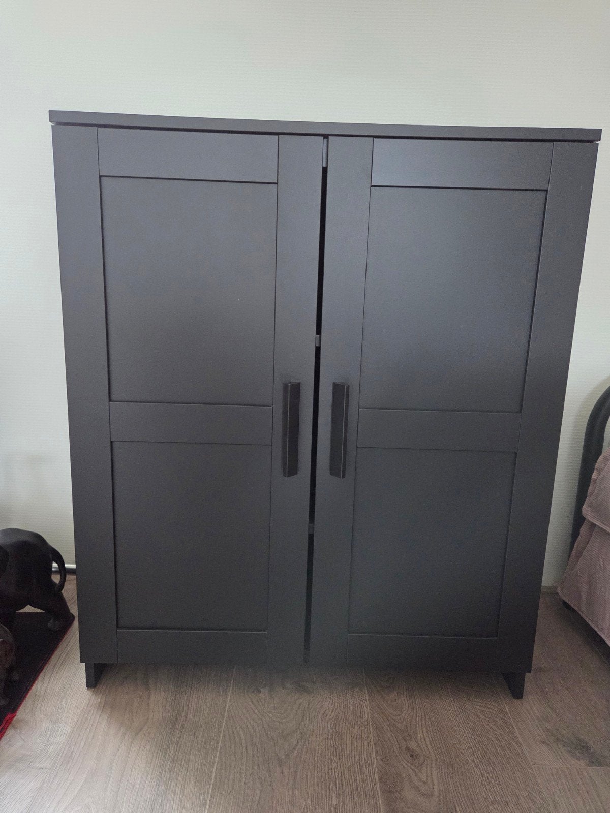 IKEA BRIMNES kast met 2 deuren - Zwart, Ophalen, Gebruikt