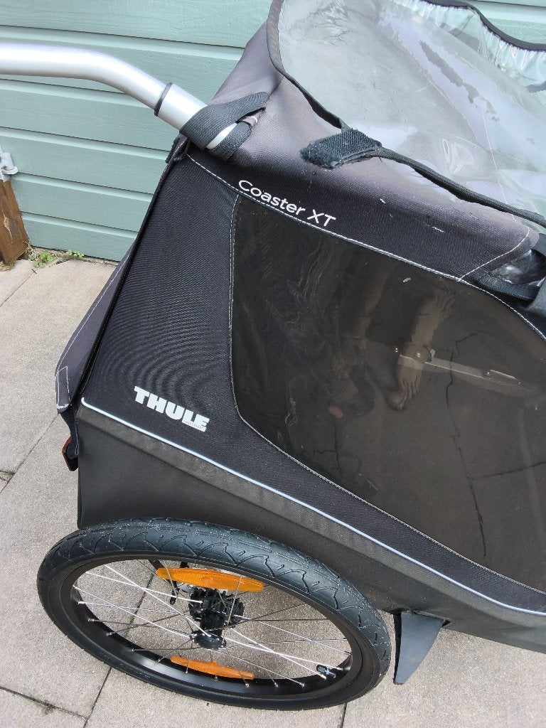 Fietskar Thule Coaster XT, Ophalen, Opvouwbaar, Zo goed als nieuw, 40 tot 60 kg