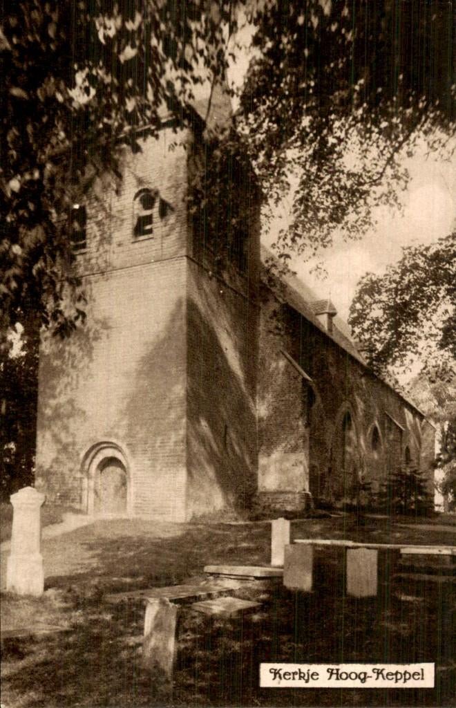 Hoog-Keppel - Kerkje - met kerkhof, Ophalen of Verzenden, Voor 1920, Ongelopen, Gelderland
