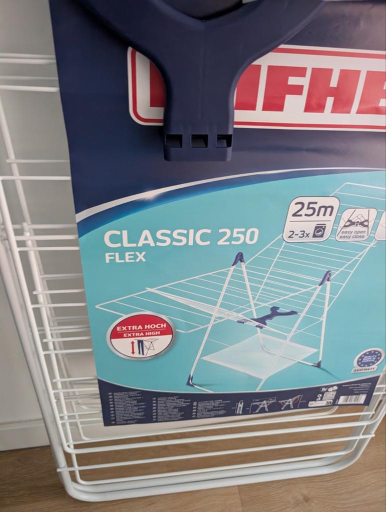 Leifheit classic 250 flex nieuw, Ophalen of Verzenden, Nieuw, Wasrek
