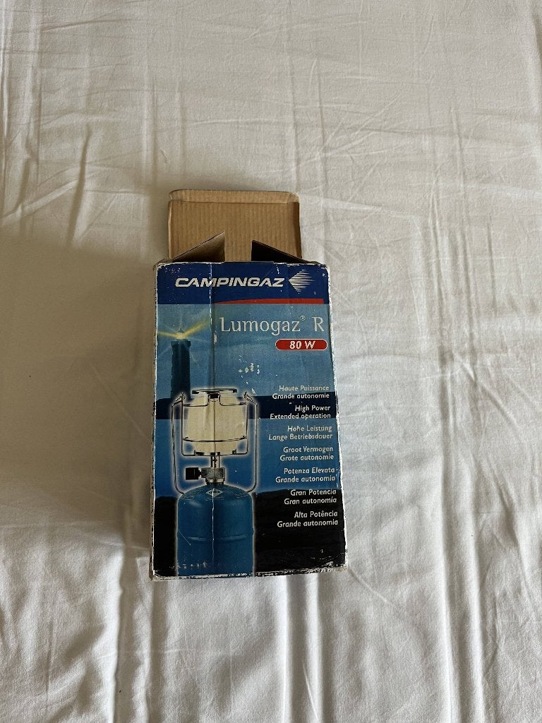 Campingaz Gaslamp met schroefaansluiting, Ophalen, Zo goed als nieuw