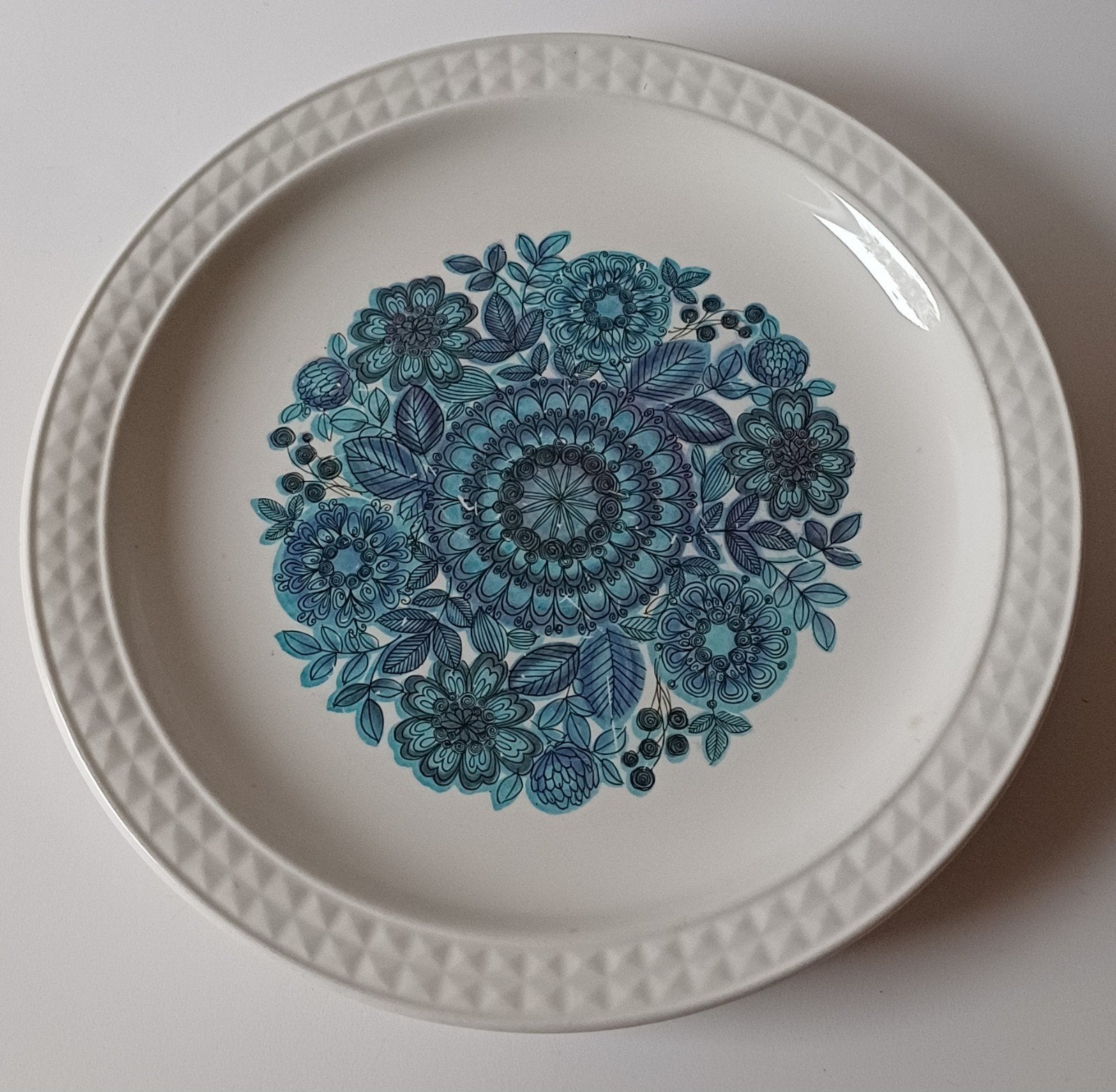 Pontesa Ironstone Chinamoda 26 cm borden - Vintage Servies, Gebruikt, Overige merken, Keramiek, Vintage
