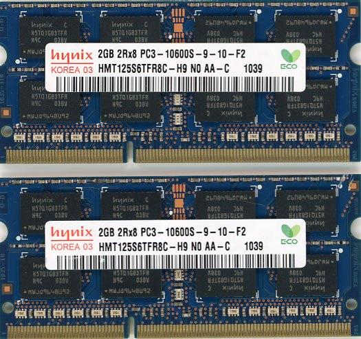 Hynix DDR3 SO-DIMM 4GB totaal, 1333 MHz, 1333 MHz, DDR3, Ophalen of Verzenden, Zo goed als nieuw