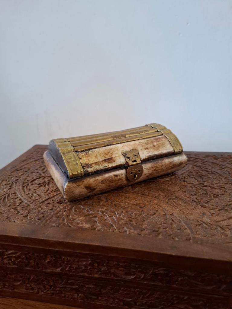 Vintage oosters sierraden kistje, Ophalen of Verzenden