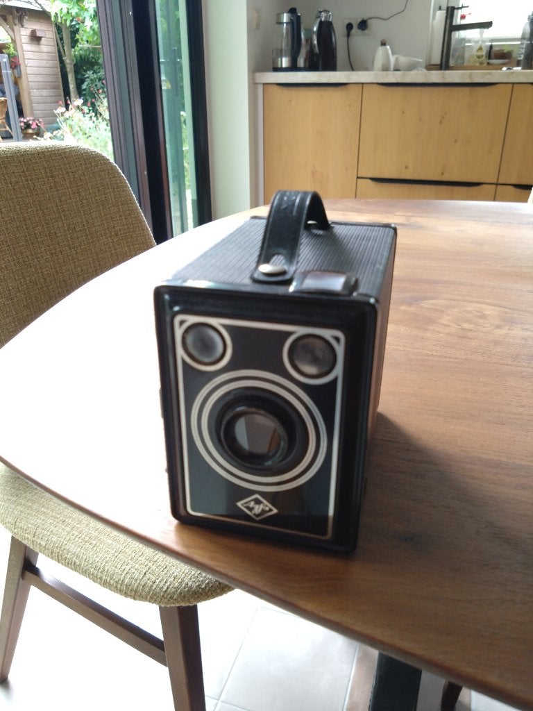 Retro camera, Ophalen of Verzenden, Gebruikt