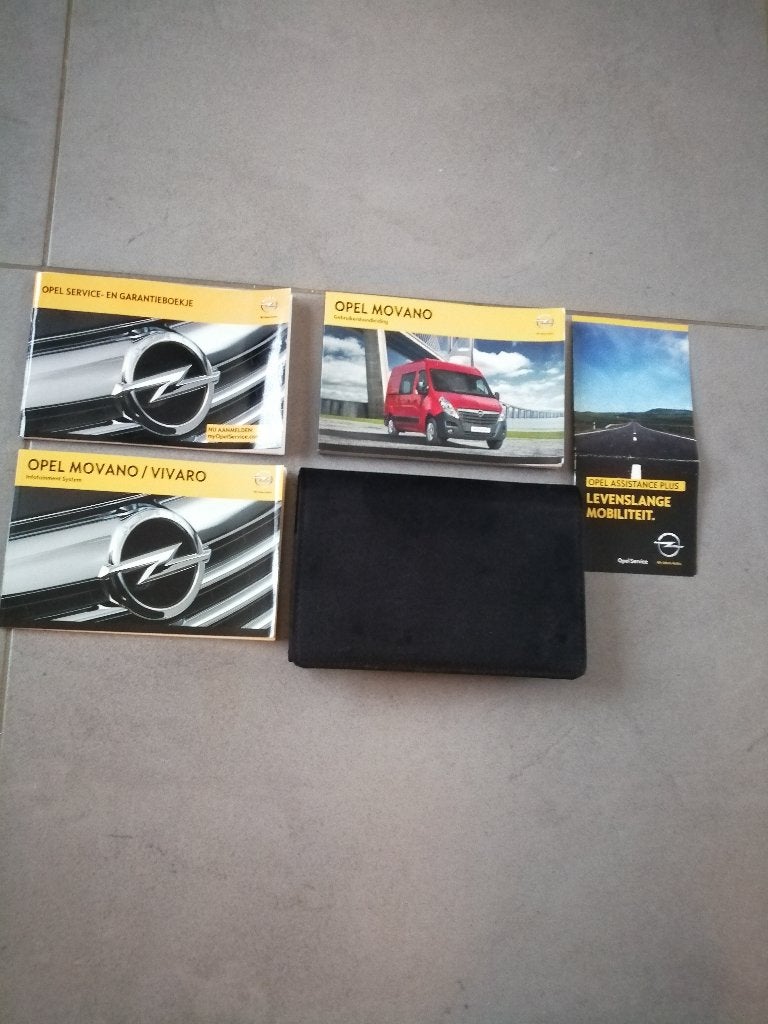 Compleet mapje boekjes OPEL MOVANO type B  2010/2021, Auto diversen, Ophalen of Verzenden