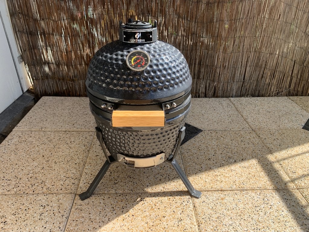 Kamado BBQ Egg 13 inch, Tuin en Terras, Houtskoolbarbecues, Ophalen, Zo goed als nieuw, Kamado