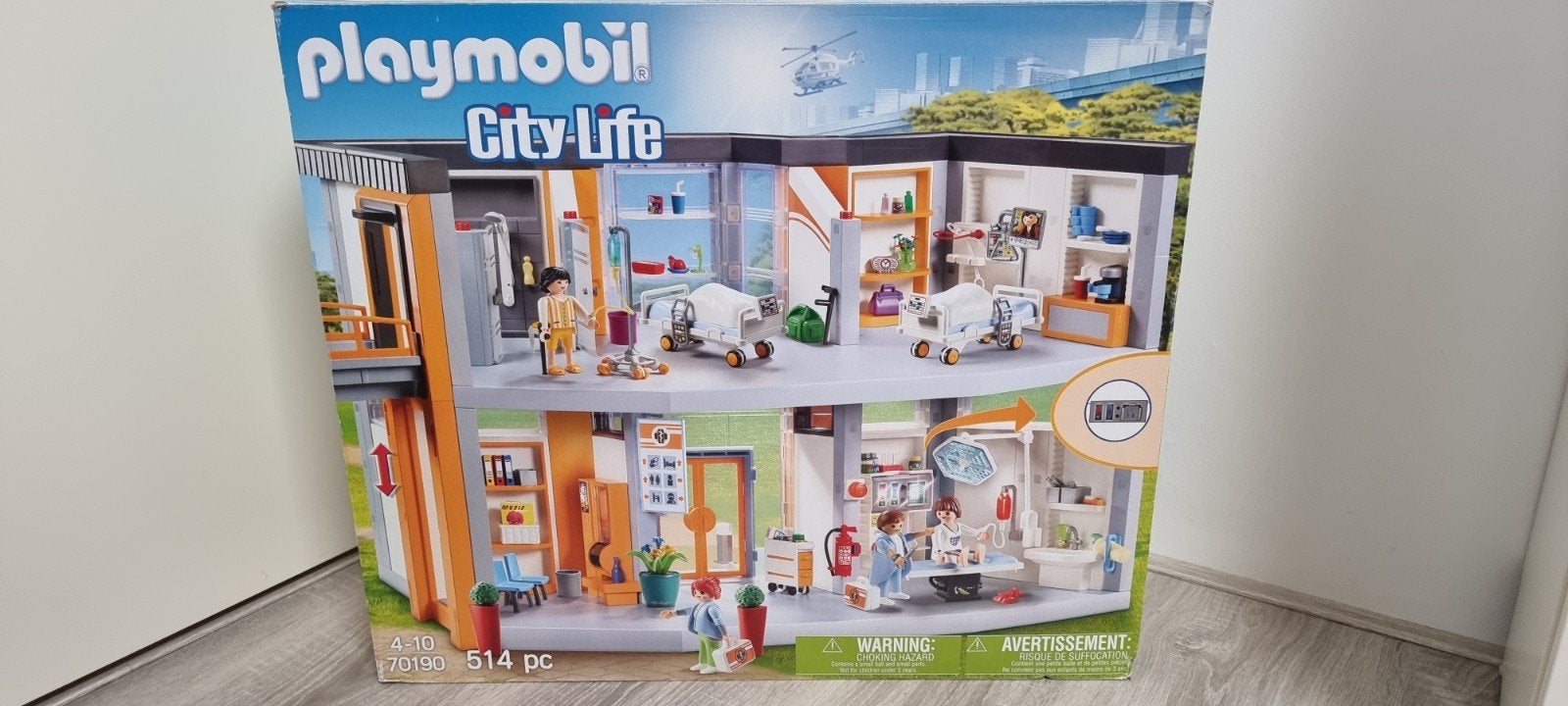 Playmobil City Life Ziekenhuis 70190 - Compleet en Nieuw!, Gebouw, Complete set, Nieuw, Ophalen of Verzenden