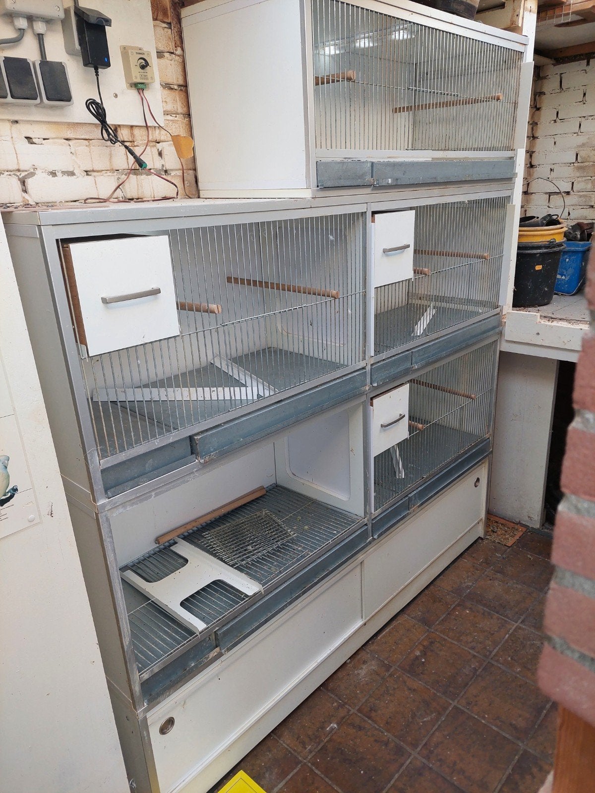 Vogelkooien,  broedkooien, Ophalen, Gebruikt, Vogelkooi