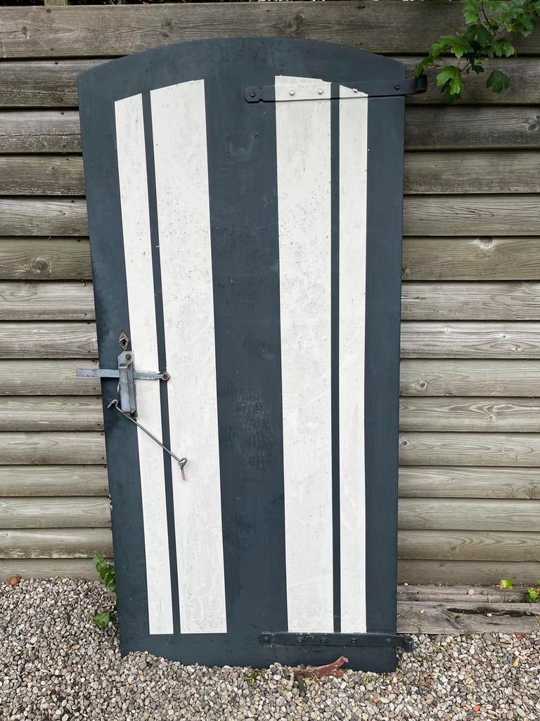 Gebruikte houten schuurdeur, Doe-het-zelf en Verbouw, Deuren en Horren, Ophalen, Gebruikt, 80 tot 100 cm, Minder dan 200 cm