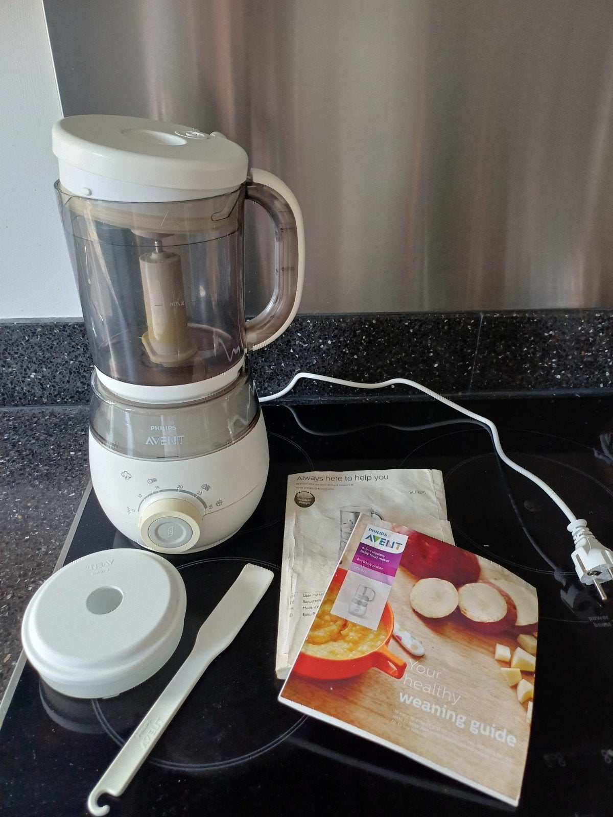 Philips 4 in 1 stoom blender, Ophalen, Gebruikt, Vaatwasserbestendig, 3 snelheden of meer