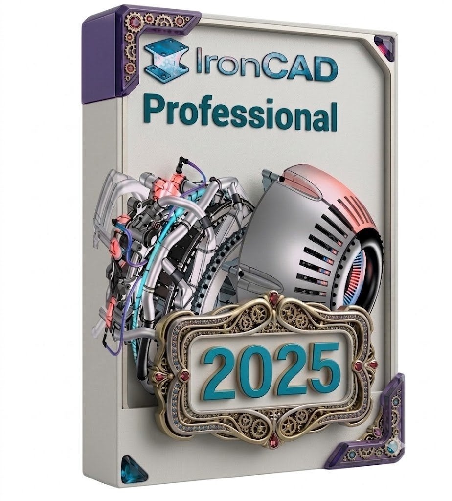 IronCAD 2025  Professionele 3D CAD Ontwerp- en Mechanische, Computers en Software, Ontwerp- en Bewerkingssoftware, Nieuw, Windows