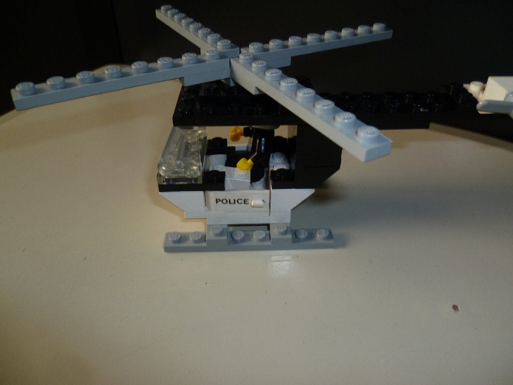 Vintage Lego 645-1 Politiehelikopter jaar 1979, Ophalen, Gebruikt, Lego, Compleet