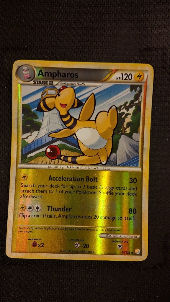 Ampharos 1 14 HeartGold & SoulSilver | Pokemon kaart, Hobby en Vrije tijd, Verzamelkaartspellen | Pokémon, Ophalen, Zo goed als nieuw
