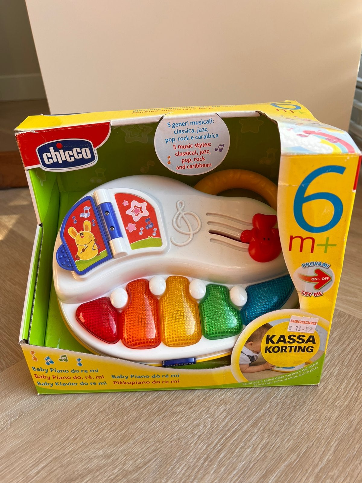 Baby piano met licht en muziek, Ophalen of Verzenden, Zo goed als nieuw, 6 maanden tot 2 jaar