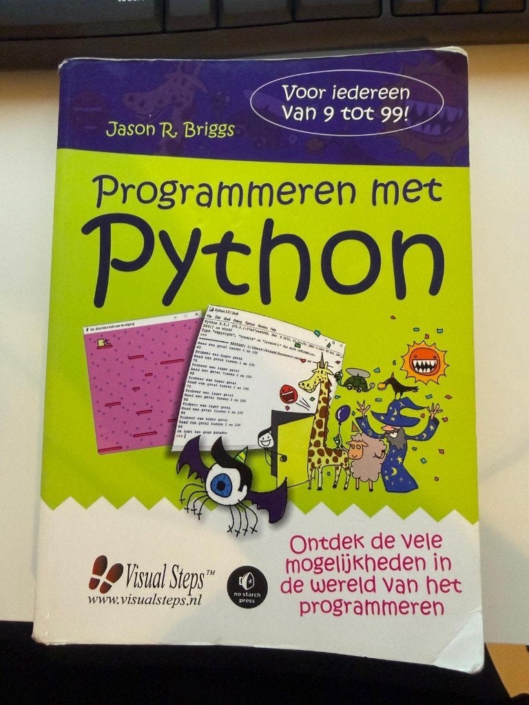 Programmeren met Python – Jason R. Briggs, Boeken, Verzenden, Gelezen, Programmeertaal of Theorie, Jason R. Briggs