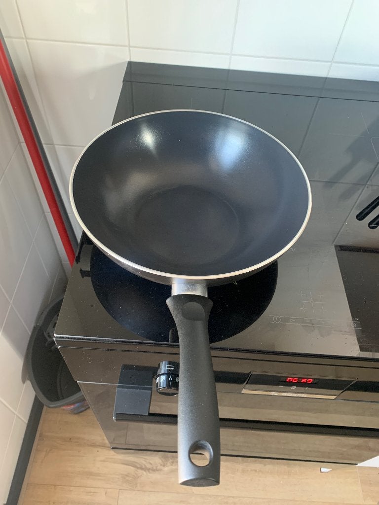 New wok pan 28cm diameter, Huis en Inrichting, Keuken | Potten en Pannen, Ophalen, Nieuw, Overige materialen, Wok