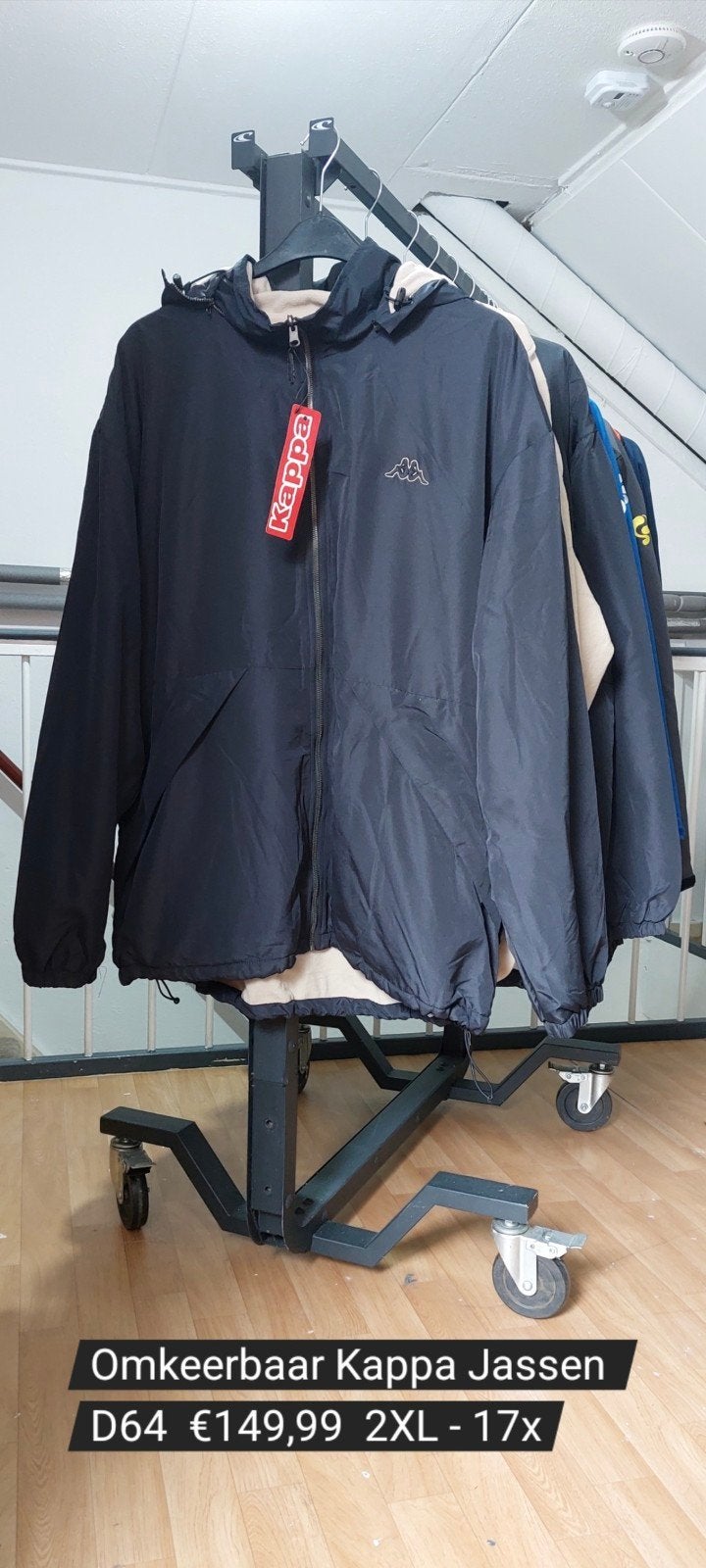 Partij Merkkleding Kappa Jassen 17 stuks Te Koop!, Ophalen of Verzenden, Nieuw