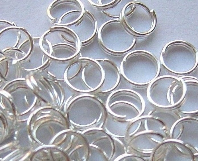 50 splitringetjes  10 mm, Info@hobbymagic.nl, Hobbymagic, Nieuw, Hanger
