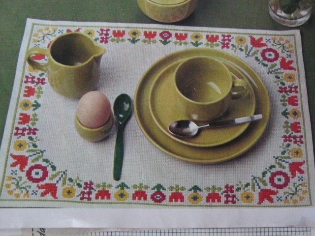 Borduurpatroon Rand op placemat  nr 625 do, Verzenden, Nieuw, Handborduren, Patroon