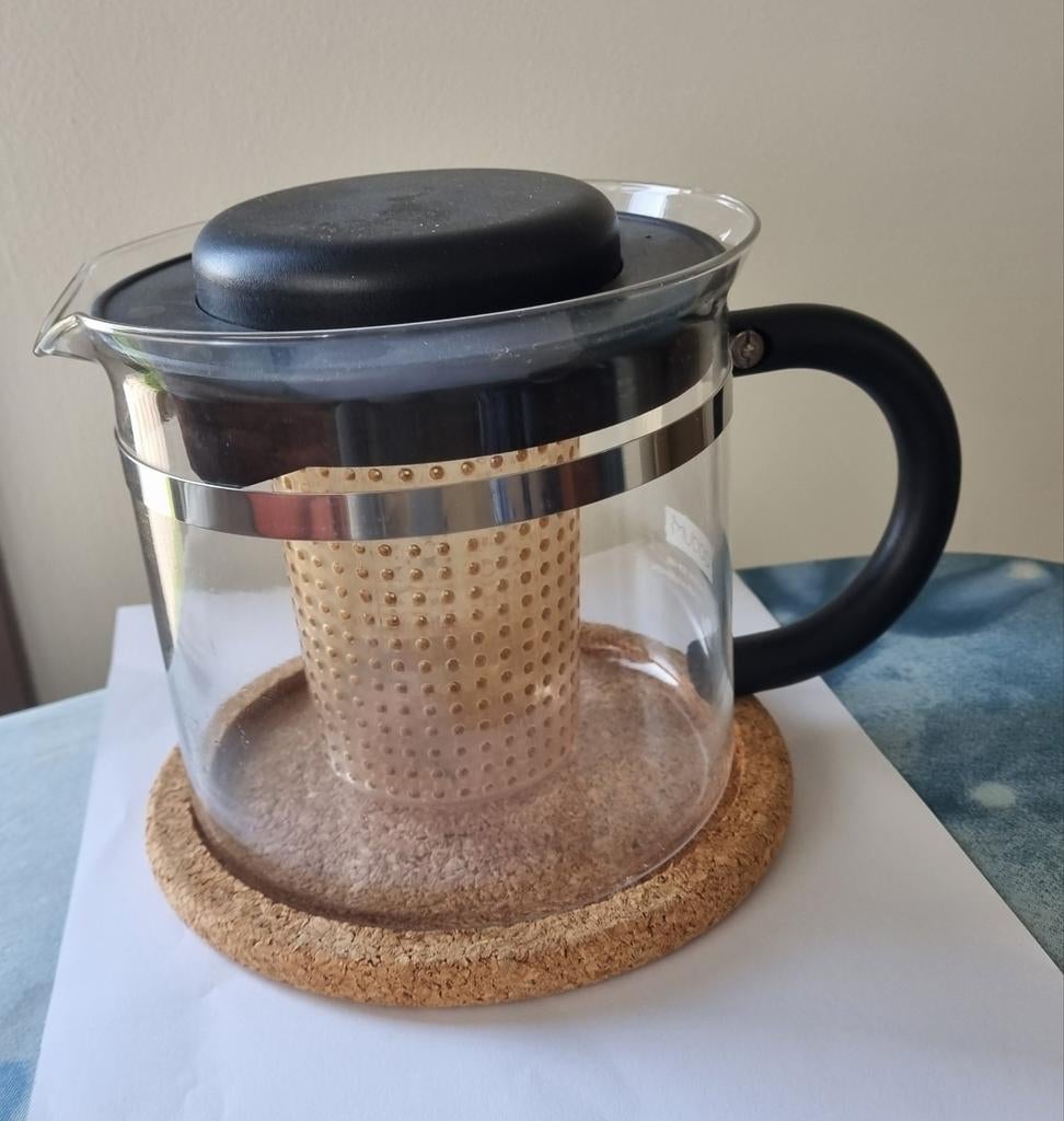 Bodum theepot, Ophalen, Beker of Kan