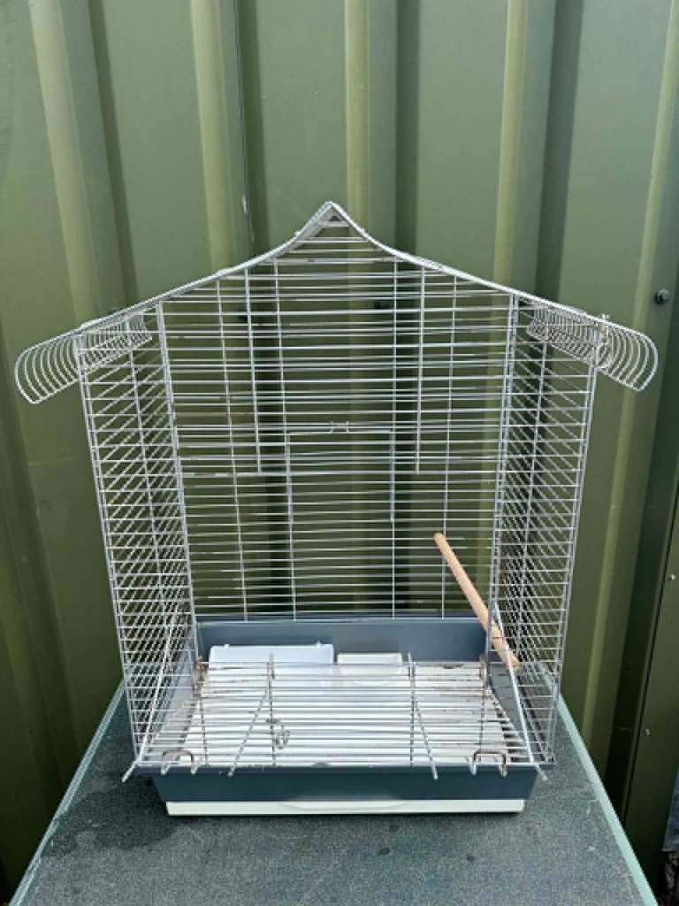 Nette vogelkooi, Dieren en Toebehoren, Vogels | Hokken en Kooien, Ophalen, Zo goed als nieuw, Metaal, Vogelkooi