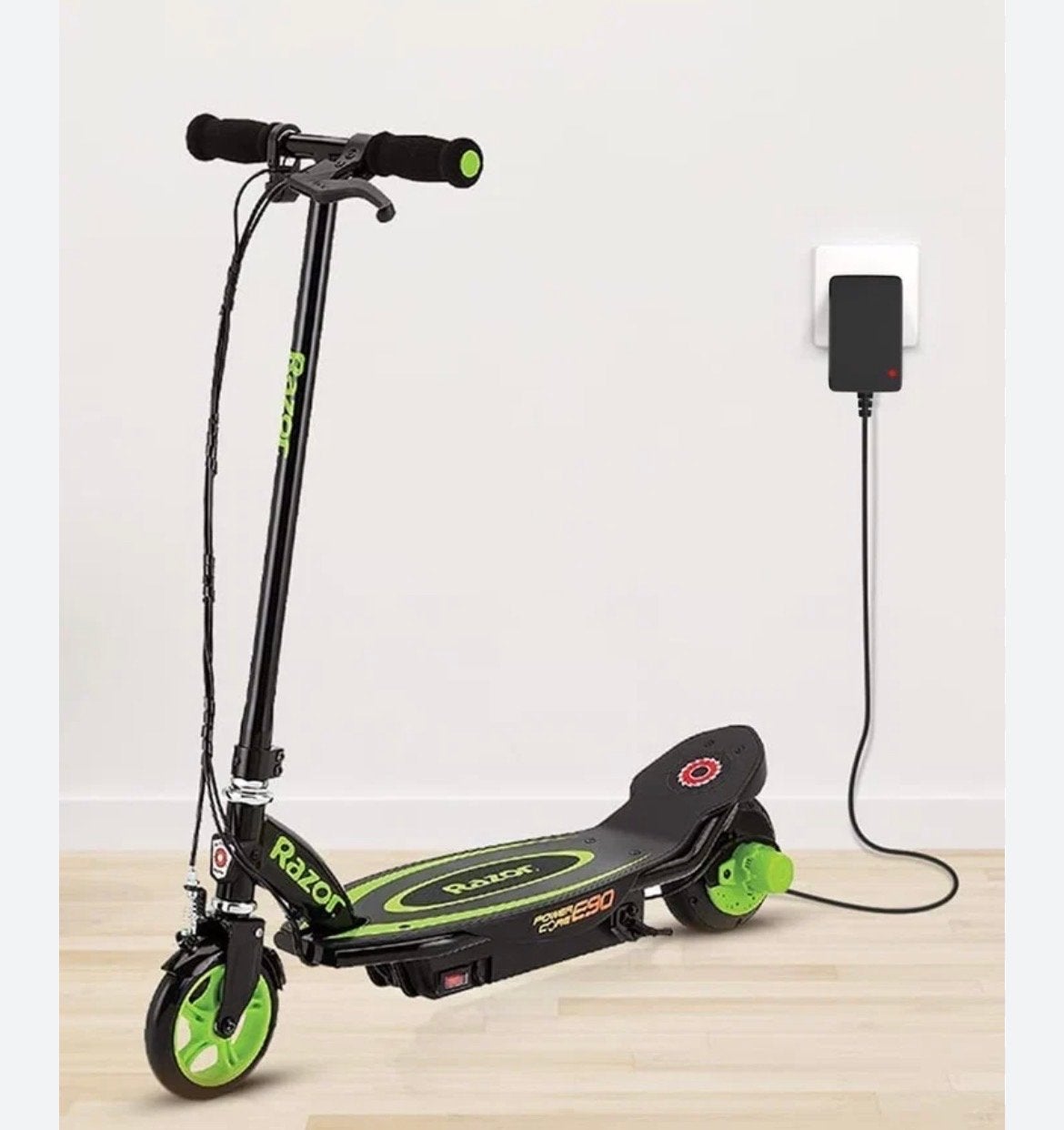 Razor Power Core E90 Elektrische Step - Groen, Ophalen of Verzenden, Nieuw, Elektrische step (E-scooter)