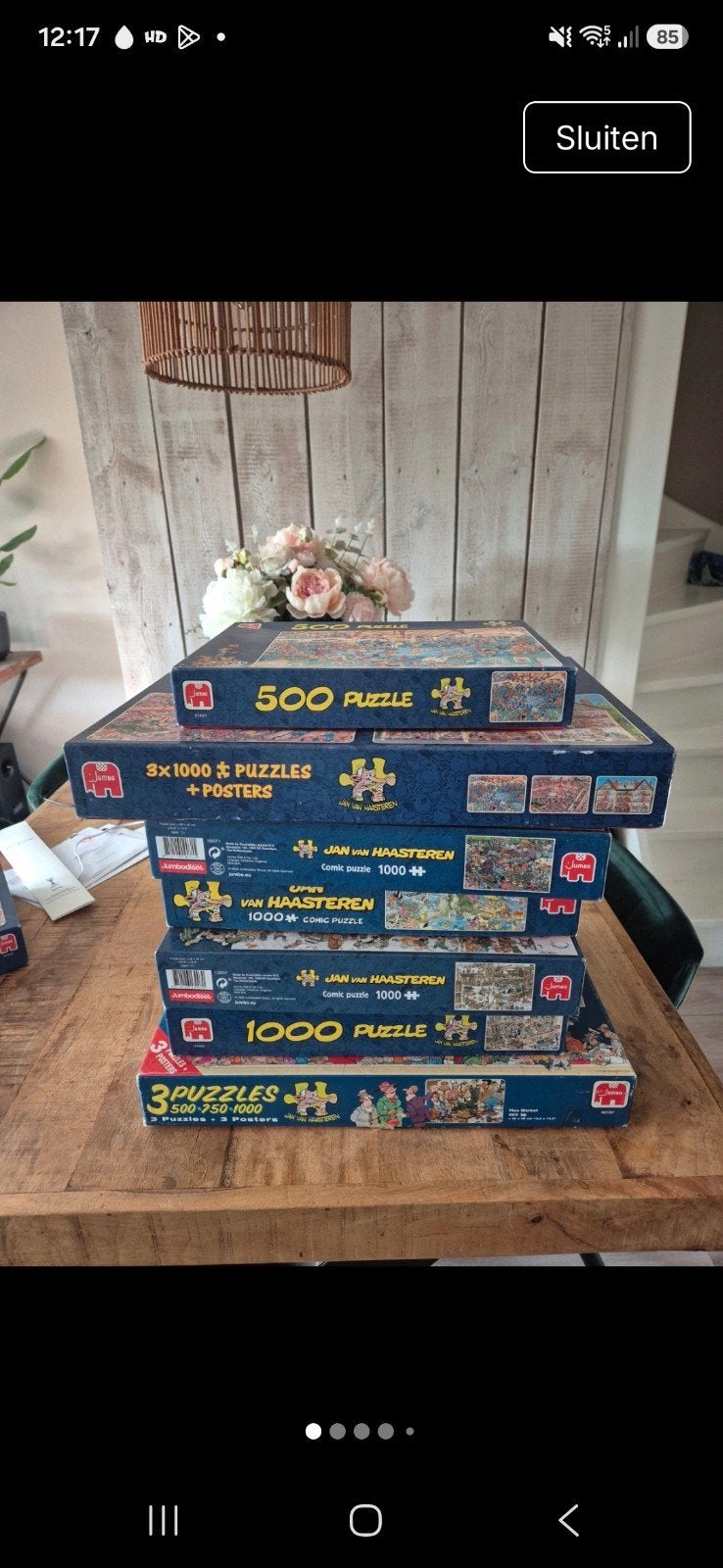 11 Jan van Haasteren puzzels, Ophalen of Verzenden, Zo goed als nieuw