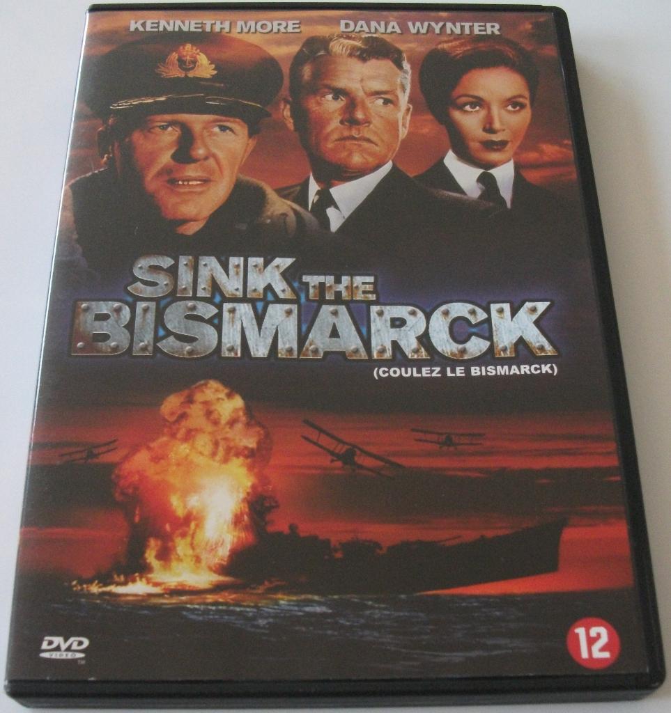 Dvd *** SINK THE BISMARCK *** Spannende zeeslag, Vanaf 12 jaar, Ophalen of Verzenden, Zo goed als nieuw, Oorlog