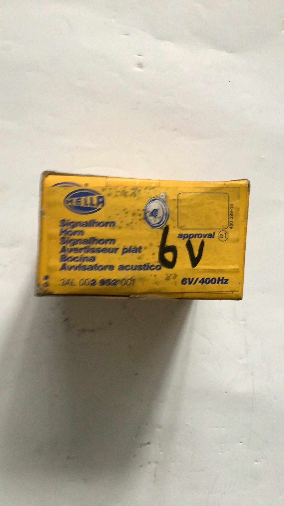 Hella 6 Volt claxon., Ophalen of Verzenden, Nieuw, Overige typen, Overige merken