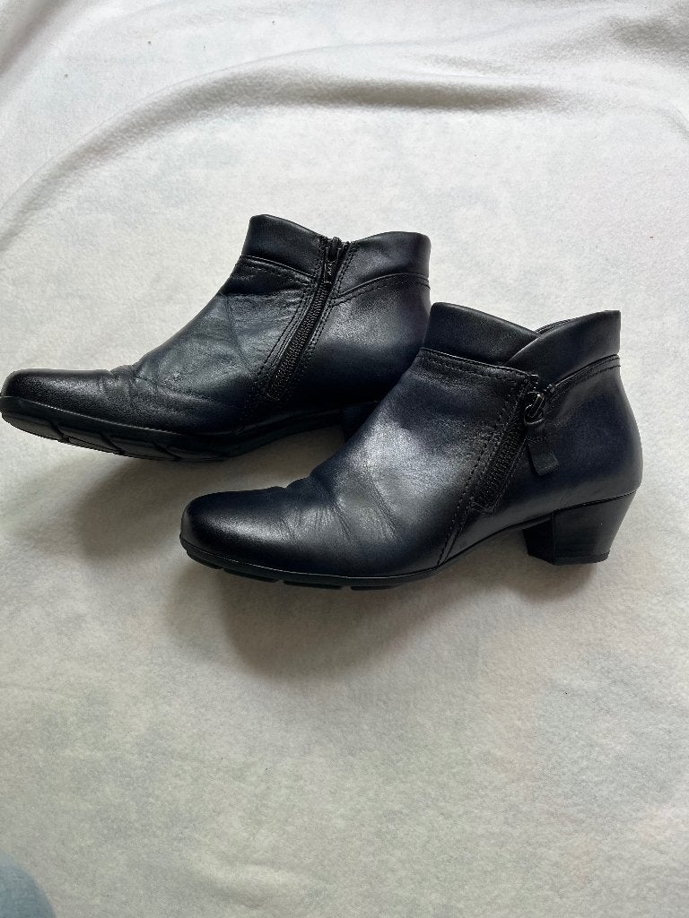 Enkellaarsjes schoenen blauw Gabor maat 38 of 4,5, Blauw, Lage of Enkellaarzen, Gabor, Ophalen of Verzenden